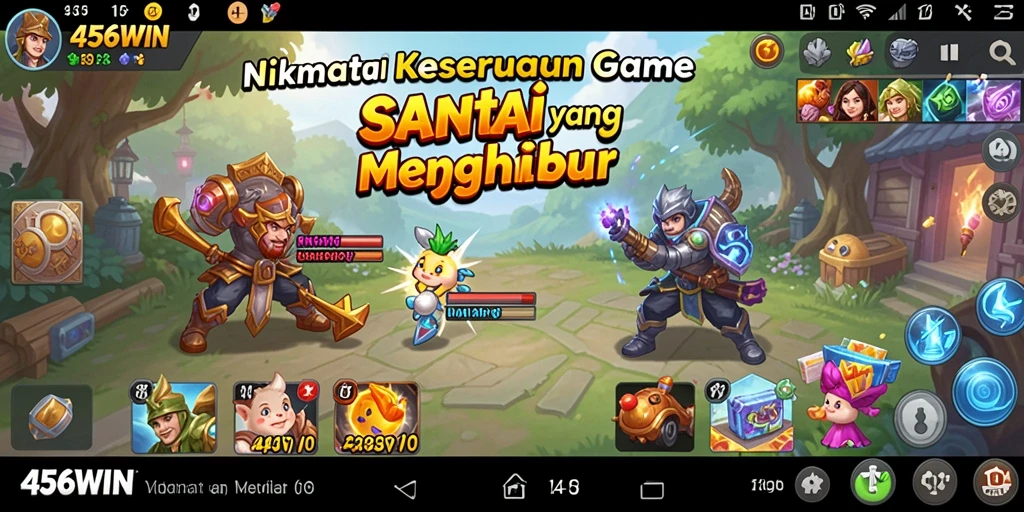 Screenshot gameplay <strong>456WIN</strong> yang menunjukkan keseruan permainan santai.