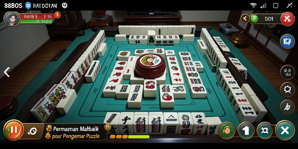 Tampilan gameplay <strong>Mahjong</strong> yang menarik dan penuh tantangan di <strong>88BOS</strong>.