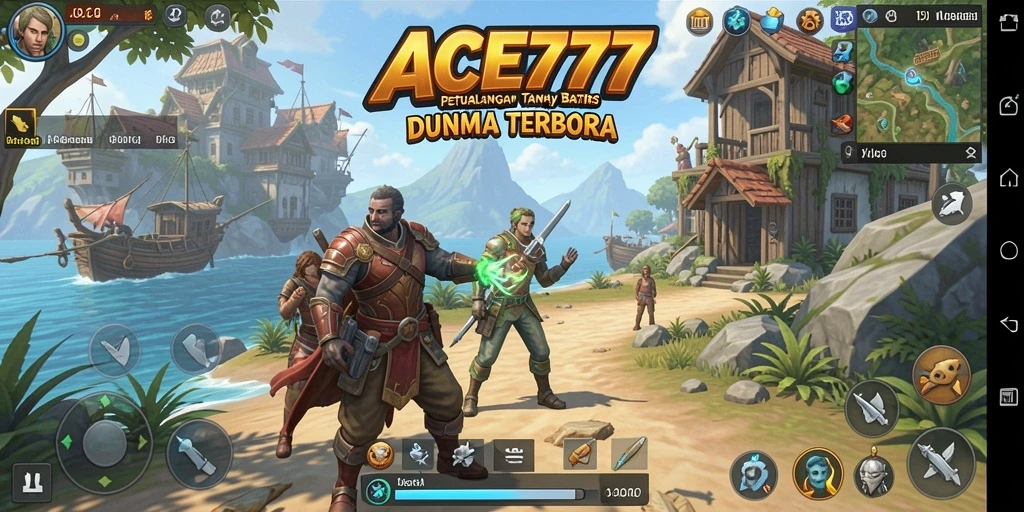 Tampilan gameplay menakjubkan di dunia terbuka ACE777.
