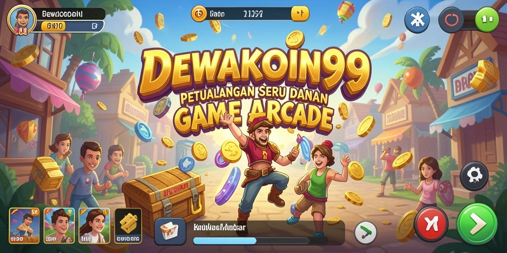 Tangkapan layar DEWAKOIN99 menampilkan aksi seru dalam gameplay Arcade.