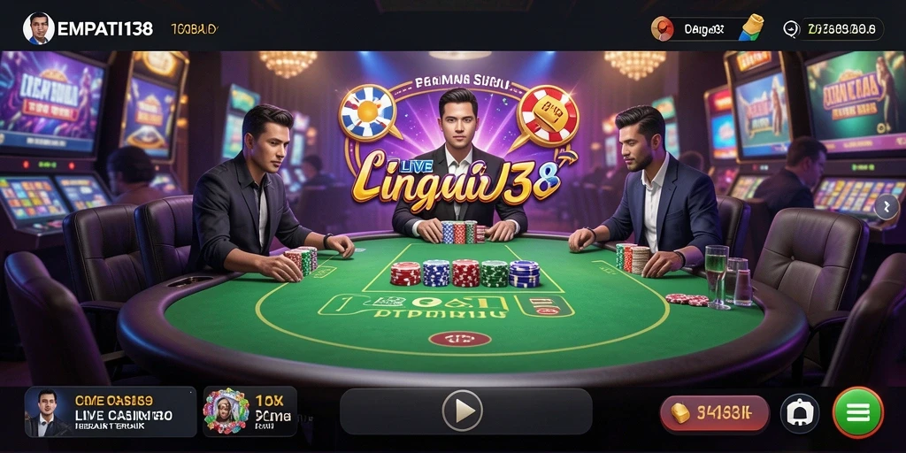 Gameplay Live Casino yang seru dan interaktif di EMPATI138.