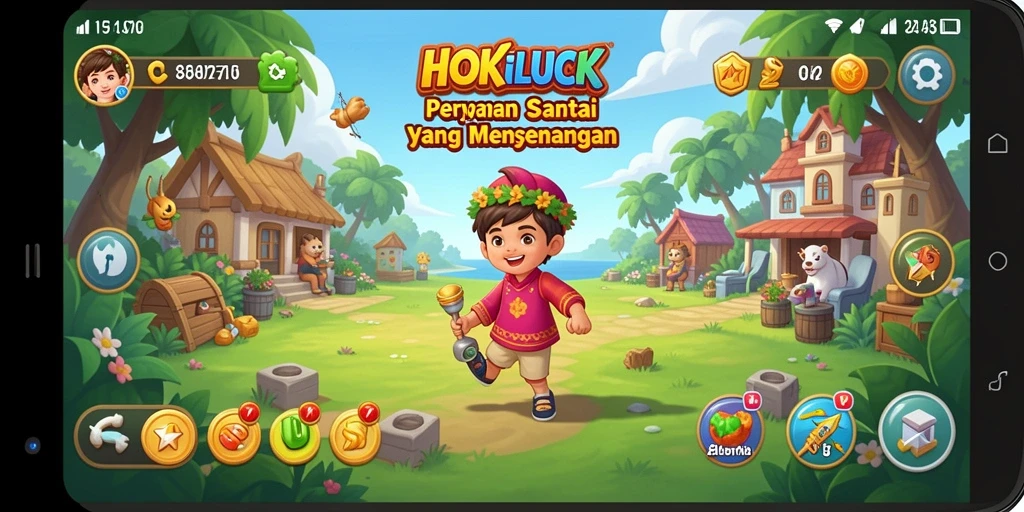 Screenshot gameplay <strong>HOKILUCK</strong> menunjukkan aksi seru dan tantangan menarik.