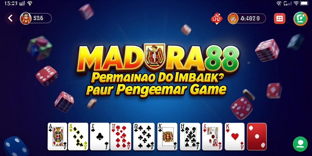 Tampilan menarik dari gameplay MADURA88 yang penuh warna.
