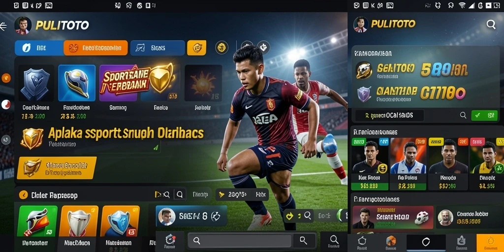 Screenshot PULITOTO menampilkan pengalaman taruhan olahraga yang mendebarkan.