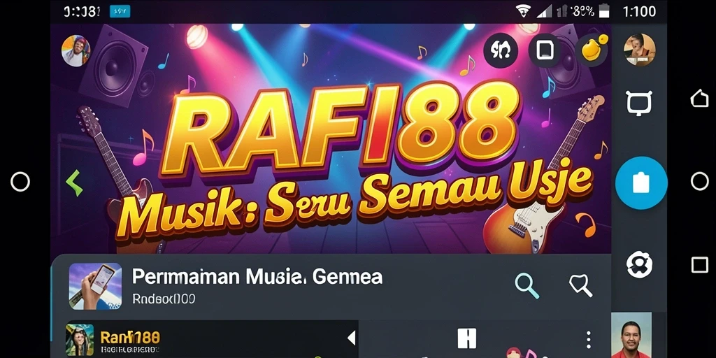 Tampilan gameplay RAFI88 yang seru dan interaktif di dunia musik.