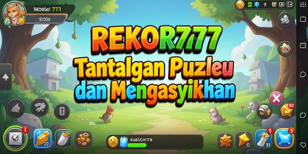 Screenshot gameplay <strong>REKOR777</strong> yang penuh tantangan puzzle.