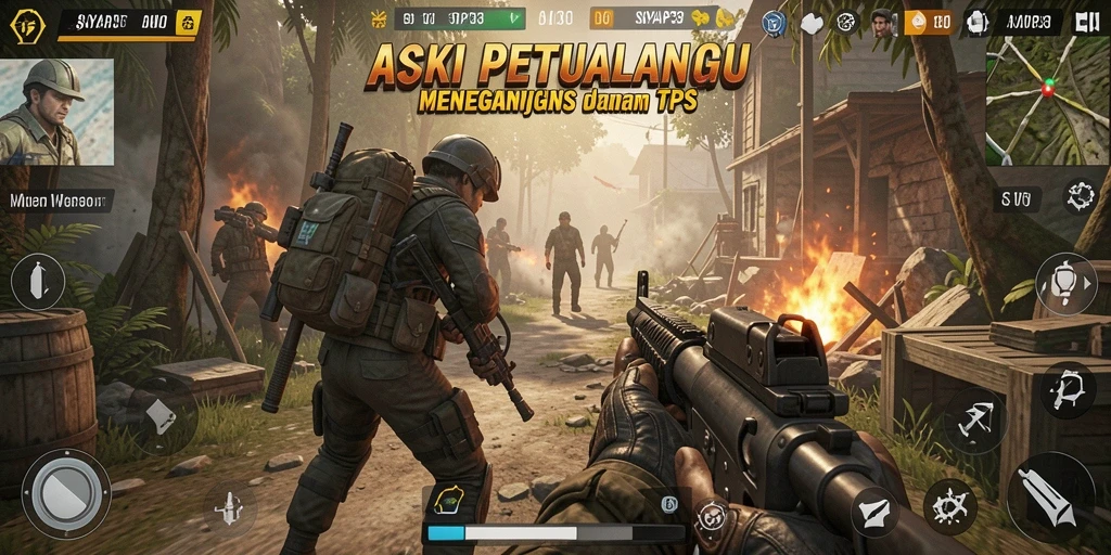 Tampilan gameplay intens dalam SAYAP33