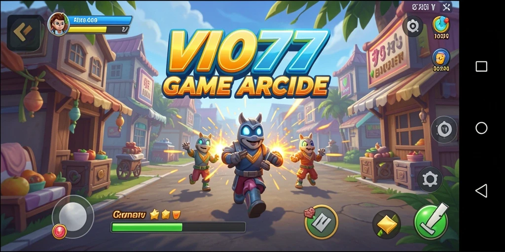 Tampilan gameplay seru dari VIO77 yang penuh aksi.