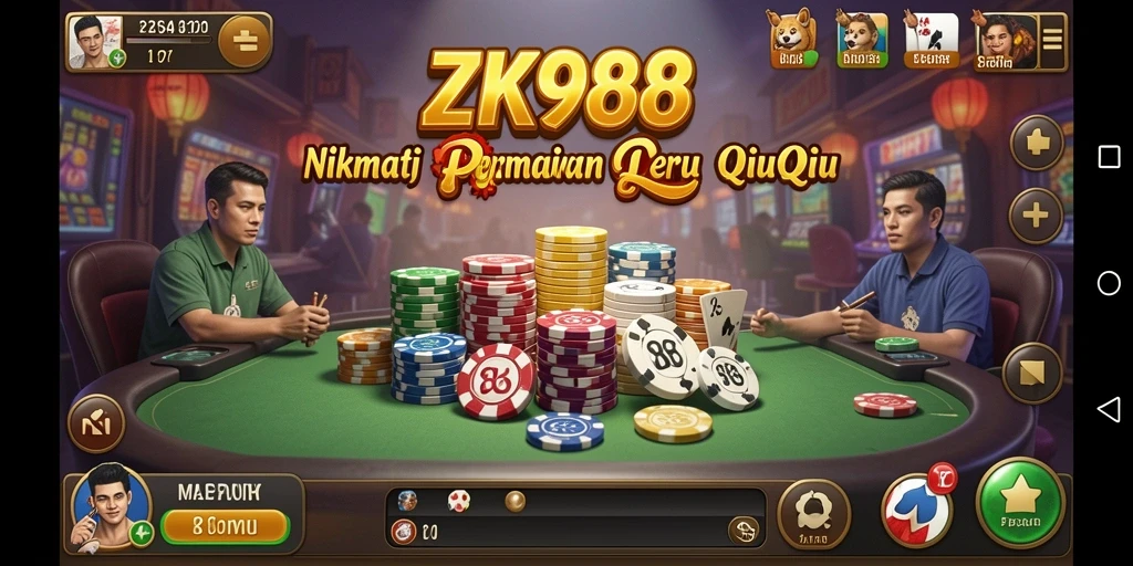 Screenshot gameplay QiuQiu yang memukau di ZK988.